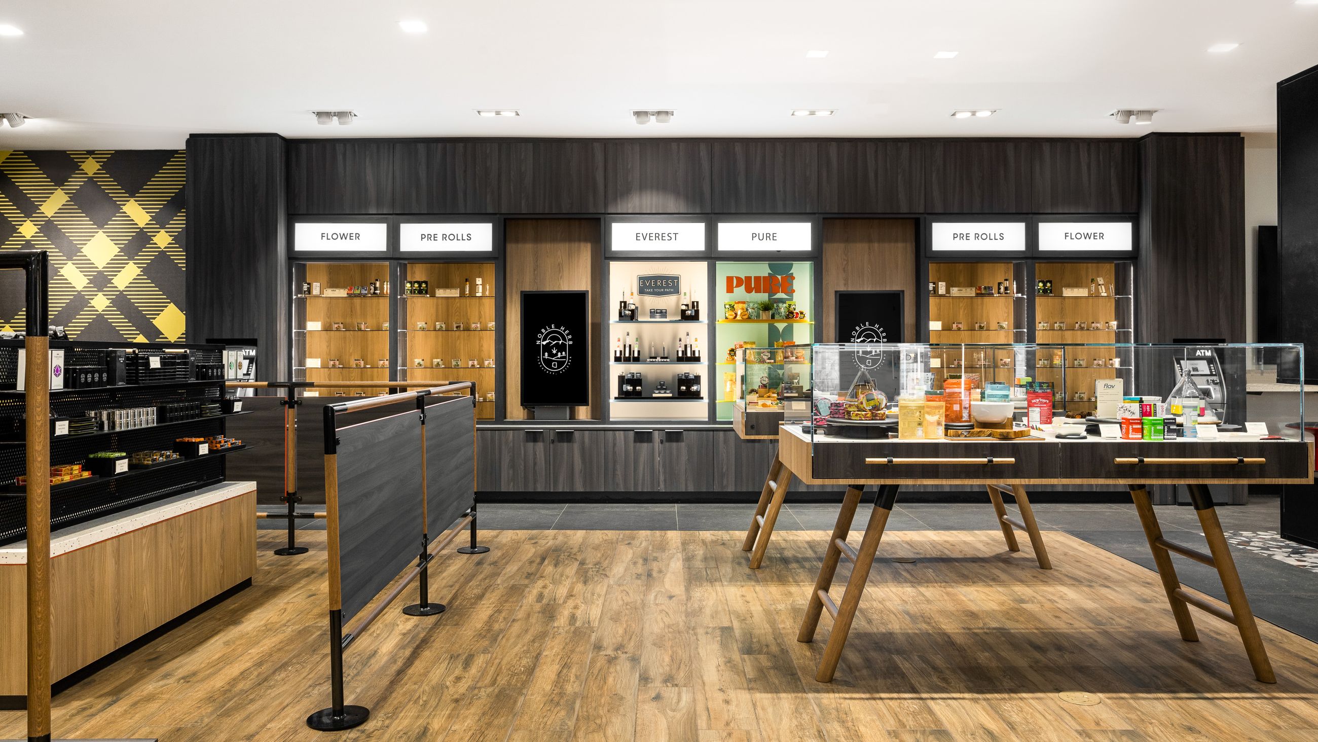 Noble Herb Dispensary Design Portfolio High Road Design Studio